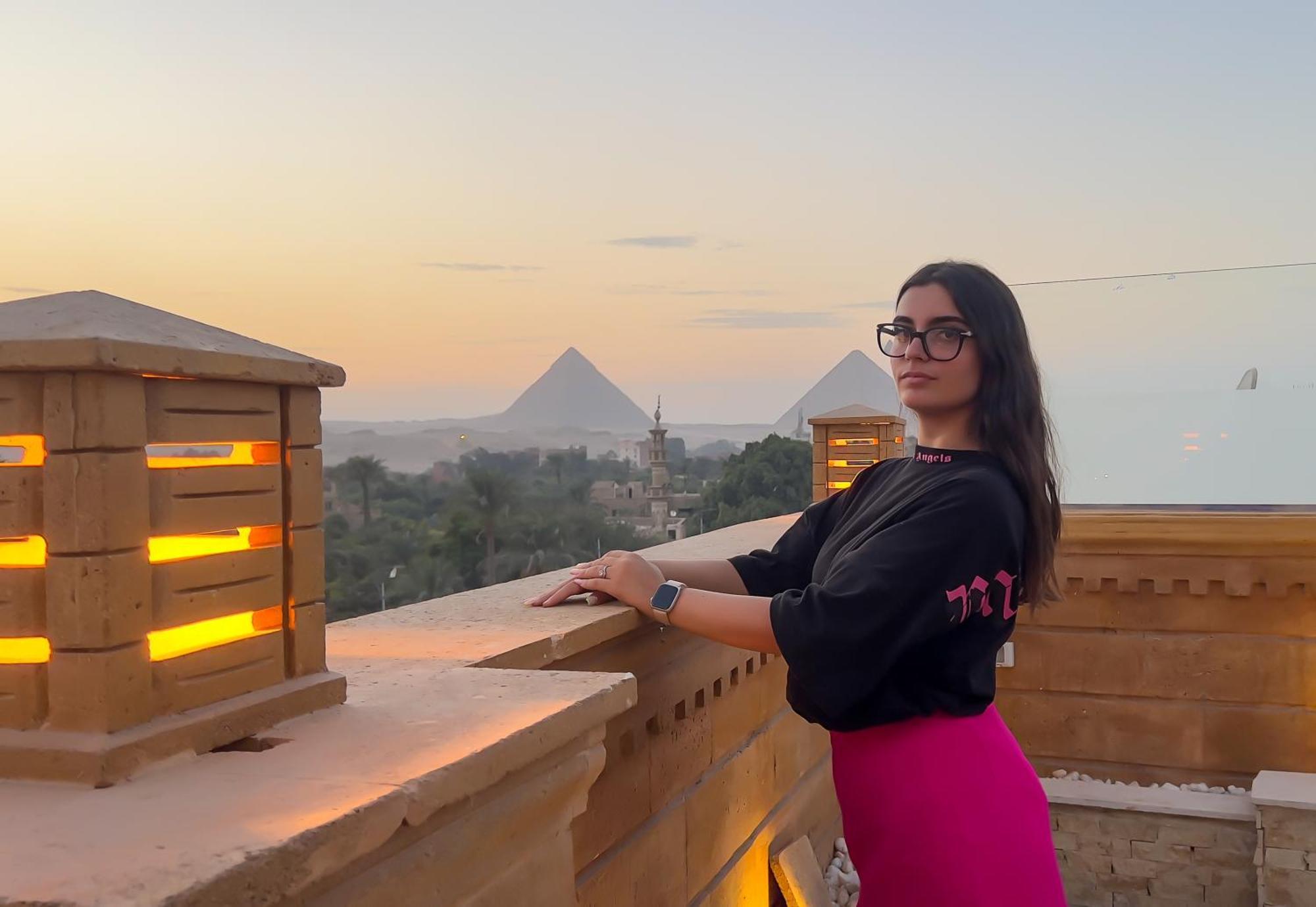 Taj Pyramids View Inn Kafret el-Gabal エクステリア 写真